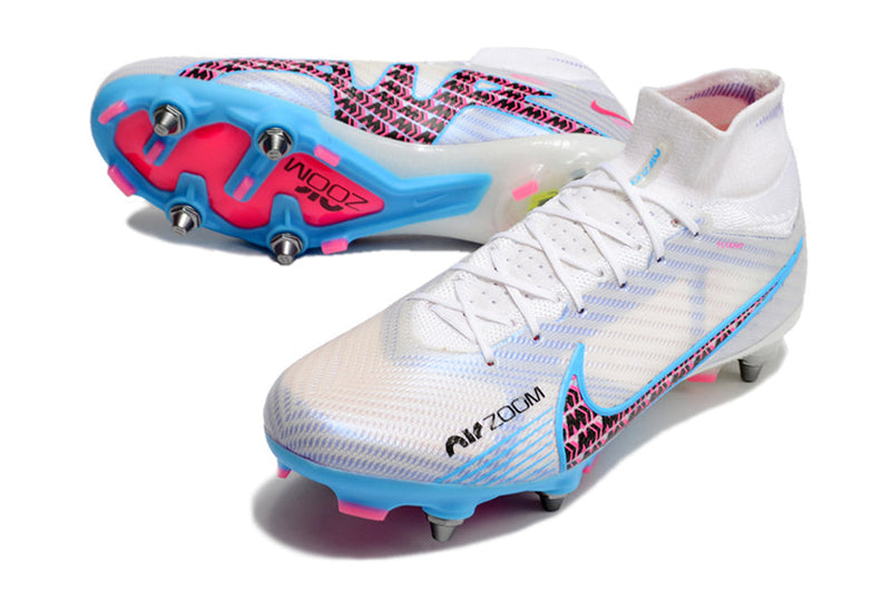 Chuteira Campo Nike Air Zoom Mercurial Superfly 9 SG - Trava Mista Elite + Brindes Exclusivos